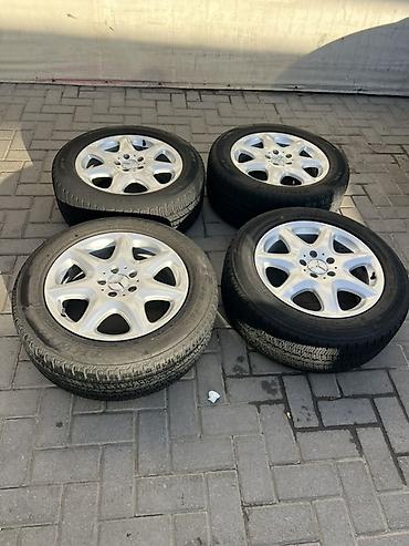 Шиналар жана дисктер: Дөңгөлөктөр монтажда 235 / 60 / R 17, All-season, Колдонулган, Комплект, Жеңил унаалар, Куйма, тешиктери - 5 — 1