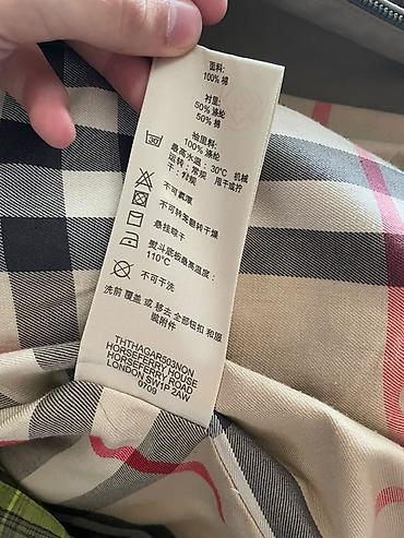 geyım: Brend: Burberry (Brit xətti) Ölçü: XL Vəziyyəti: İdeal (cəmi 4-5 — 6