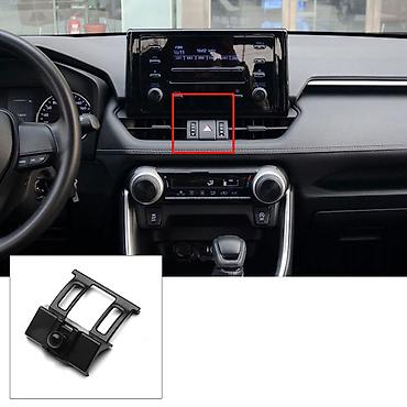 Аксессуары и тюнинг: Toyota RAV4 2019–2023 üçün xüsusi telefon tutacağı bazası Məhsul — 2