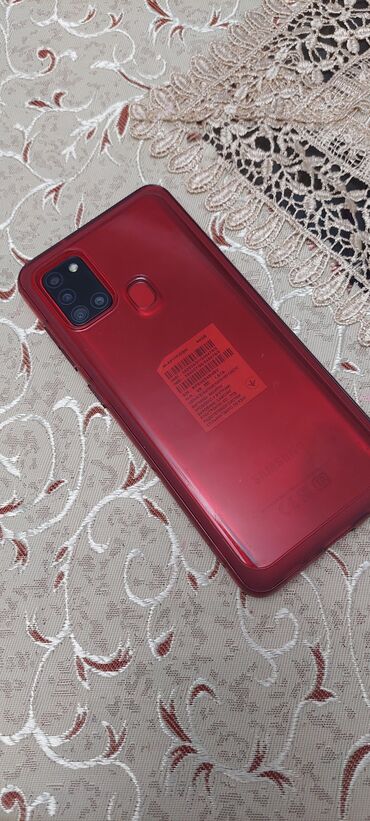 10529 объявлений | lalafo.az: Samsung Galaxy A21S | 64 ГБ цвет - Красный | Гарантия, Сенсорный, Отпечаток пальца