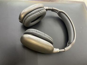 наушники с переводчиком: Bluetooth накладные наушники (серый цвет) (одно ухо не работает) — 1