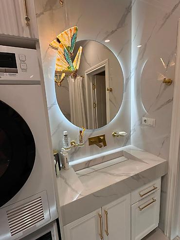 flat osh: 3 комнаты, 109 м², Южная Магистраль Элитка, 14 этаж, Дизайнерский ремонт — 8