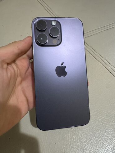 iphone 14 pro batareya qiymeti: IPhone 14 Pro Max, 128 GB, Deep Purple