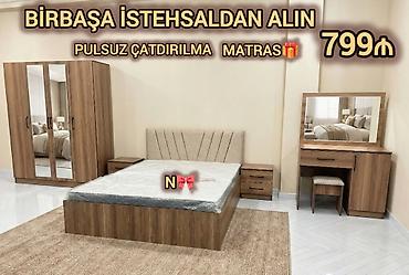 meqa mebel: Satılır: *Birbaşa istehsalçıdan yataq dəsti* Qeyd:*Dəst yenidir və — 1