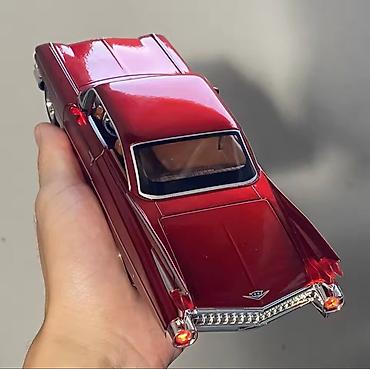 Спорт и хобби: Kolleksiya üçün klassik avtomobil modeli – qırmızı rəngli, metal — 2