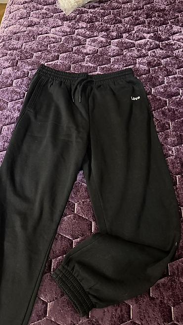 Qara rəngli idman şalvarı (H&M), ölçü S - Material: 60% pambıq