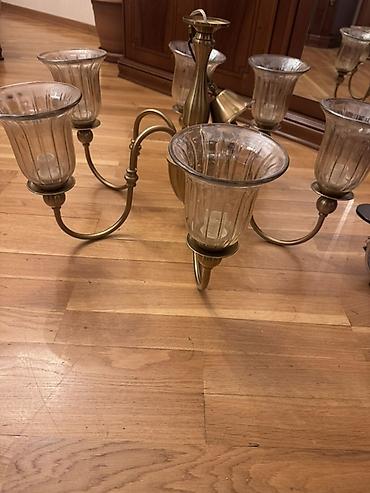 cilciraq: Çılçıraq, 6 lampa, Metal — 1