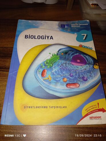 9 cu sinif biologiya dərslik pdf: Biologiya Dim 7-ci sinif