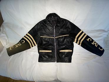 Leather Jackets: Kožna jakna sa prugama i inicijalima “CMJ” - Materijal: prirodna crna at lalafo.rs — 5 Leather Jackets: Kožna jakna sa prugama i inicijalima “CMJ” - Materijal: prirodna crna — 5