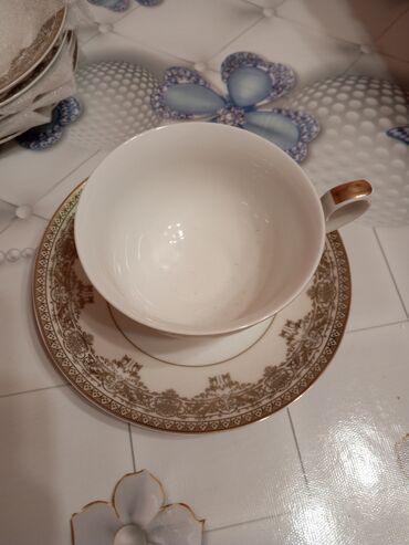 Fincanlar: Fincanlar, rəng - Qızılı, 6 ədədli dəst, Türkiyə — 8