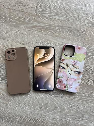aifon 13: IPhone 12 Pro, Б/у, 128 ГБ, Pacific Blue, Чехол, 80 % — 1