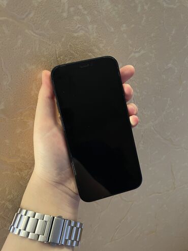 айфон 68: IPhone 12 mini, Колдонулган, 128 ГБ, Jet Black, Каптама, 76 %