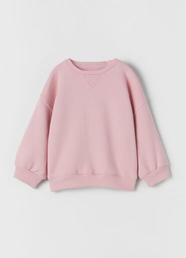 рубашка оверсайз: Детский топ, рубашка, цвет - Розовый, Новый