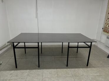 современная офисная мебель: Офисный стол, Нерегулируемый, цвет - Коричневый, Прямоугольный, Другой материал