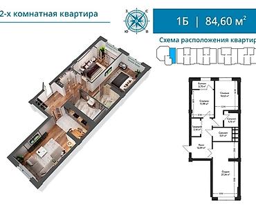 Продажа квартир: 3 комнаты, 85 м², Элитка, 13 этаж, Дизайнерский ремонт — 18