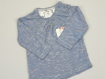 granatowy sweterek dla niemowlaka: Bluza, Next, 3-6 m, stan - Bardzo dobry