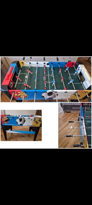 3 yaşdan yuxarı uşaqlar ucun velosipedlər: Futbol oyun konsulu Amerikadan baha alınıb. Evə böyük gəldiyi üçün