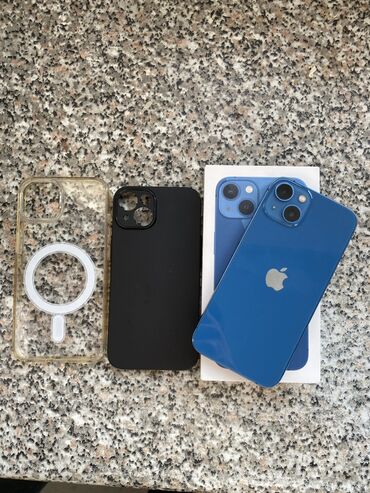isdenmis soyuducu: IPhone 13, 128 GB, Mavi, Simsiz şarj, Face ID, Sənədlərlə