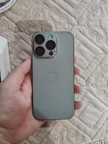 iphone max: IPhone 16 Pro, 256 GB, Natural Titanium, Barmaq izi, Face ID — 4