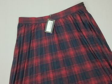 spódnice w kratkę czerwone: Skirt, 2XL (EU 44), condition - Perfect