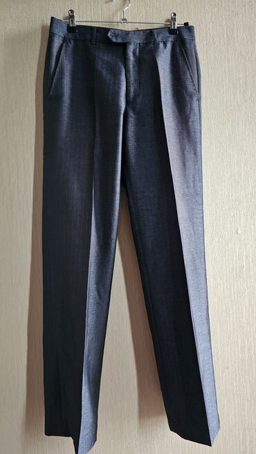 мужские клетчатые брюки: Брюки 
размер 44-46