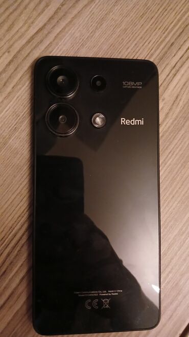 телефон fly q200i swivel: Xiaomi Redmi Note 13, 128 ГБ, цвет - Черный, 
 Отпечаток пальца, Две SIM карты, Face ID