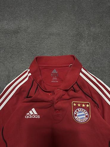 polo kurtka: Polo köynək, Adidas, rəng - Qırmızı — 3