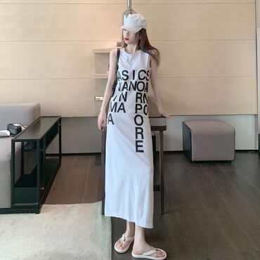 платье корея: Повседневное платье, Лето