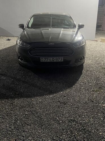 заводские тонированные стекла: Ford Fusion sedan - Kuzov: 4 qapılı sedan, tünd boz rəng - Xarici