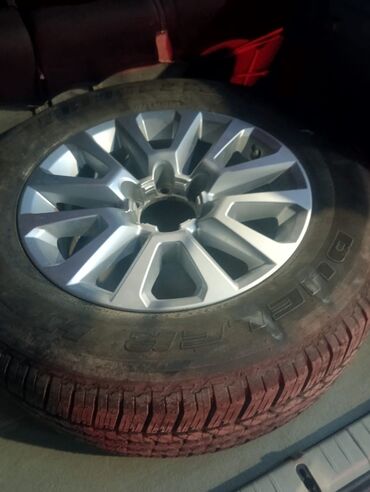 disk teker 4 bolt: Bridgestone Dueler HT şin + orijinal yüngül lehimli disk (1 ədəd) -