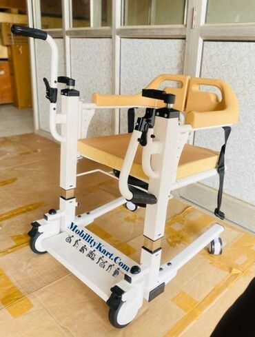 trapez za bolnički krevet: Patient Lift Transfer Chair for Home, 4 in 1 Portable Transfer Lift