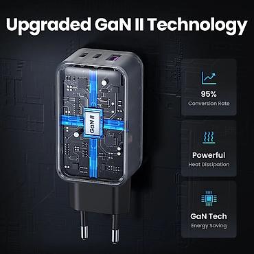 a 95: UGREEN Nexode 65W 3-Port GaN Sürətli Şarj Cihazı - Güc: 65W maksimum — 4