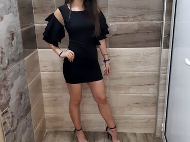 haljine za 18 rođendan: S (EU 36), color - Black, Short sleeves