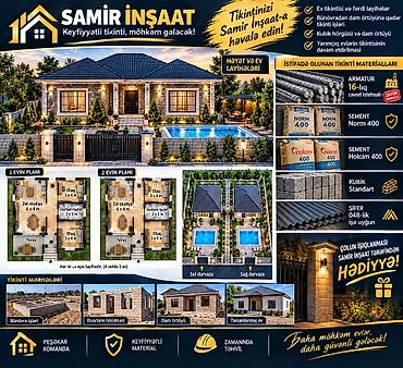 ravon r4 lizing: Samir İnşaat – etibarlı tikinti, güclü gələcək! Xidmətlər: - Ev — 3