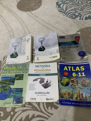 elxan elatli kitablari: Cografiya kitablari 
Cografiya testleri
Atlas