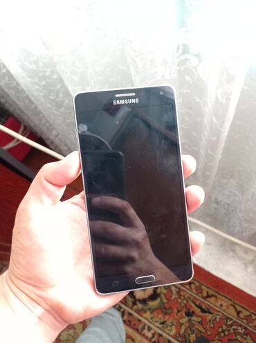 телефони б у сенсорный в Кыргызстан | СТАЦИОНАРНЫЕ ТЕЛЕФОНЫ: Samsung Galaxy A7 | 16 ГБ цвет - Черный | Сенсорный, Две SIM карты