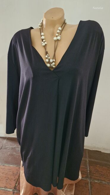 haljina sa sljokicama zara: 6XL (EU 52), 7XL (EU 54), 8XL (EU 56), Single-colored, color - Black