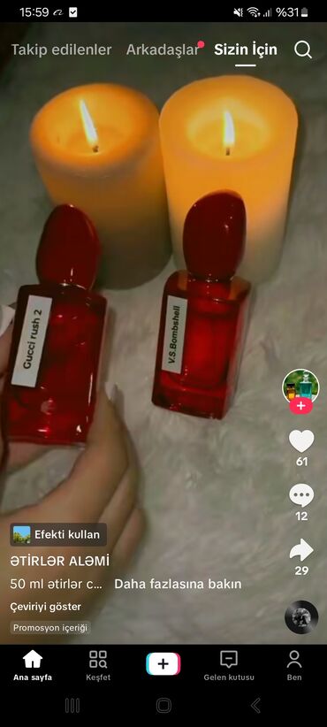 Ətriyyat: Məhsul: Orijinal ətir və ətir yağları kolleksiyası Təsvir: - Kişi və — 39