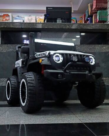 Uşaq üçün elektrik maşınları: 🚙 Uşaq üçün Şarjlı “Campero Running” ✨ 🔑 Açarla işə salınma 💡 İnteqrə — 7