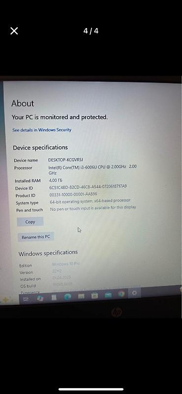 komputer windows 7: Dell noutbuk - Model: Dell Inspiron N5040 - Ekran: 15.6" LED - — 4