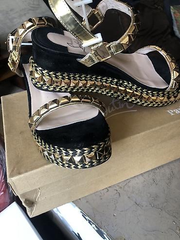 Босоножки, сандалии, шлепанцы: Женские сандалии на платформе Christian Louboutin (Лобутены)- — 2
