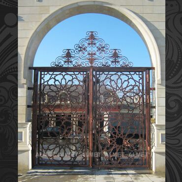 Həyət darvazaları: Görkəmini zamanla itirməyən, karoziyaya davamlı Alüminium Qapı və -da lalafo.az — 11 Həyət darvazaları: Görkəmini zamanla itirməyən, karoziyaya davamlı Alüminium Qapı və — 11