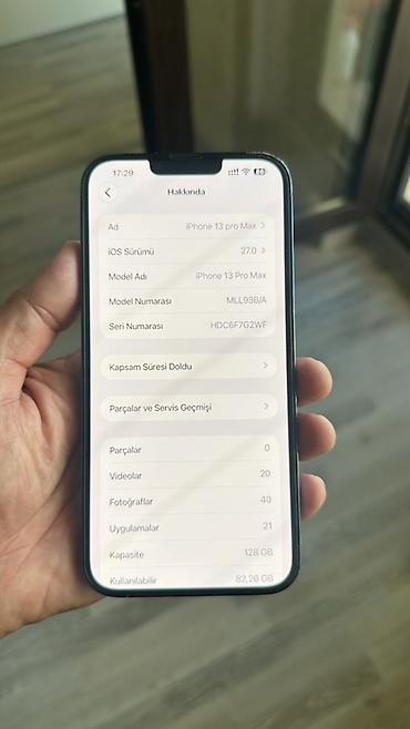 Apple iPhone: IPhone 13 Pro Max, 128 GB, Sierra Blue, Face ID — 10