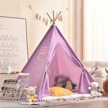 палатки домики для детей: Вигвам игровая палатка, без матраса. Высота 1,8м. Отличный подарок для