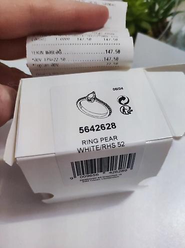 matt pear: Üzük, Swarovski — 2
