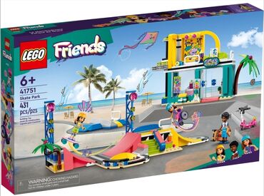 lego игрушка: Lego Friends 41751 Скейт-Парк 🛴🛹🛼, рекомендованный возраст 6+,431