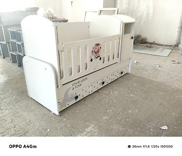Beşiklər: Uşaq beşiyi – kombinə edilmiş model - Rəng: ağ (neytral dizayn, uşaq — 2