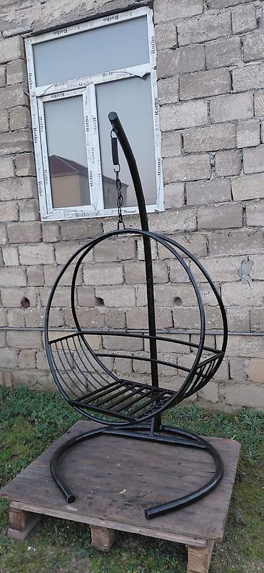 yelləncək kreslo: Metaldan asma kreslo (sallanan “yumurta” tipli) - Material: qalın — 3