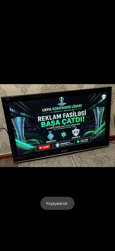 ucuz kompüter qiymetleri: Endirim ‼️ ✔️120 man(Həzi Aslanov). Panasonic 110 ekran Sadə plazma — 1