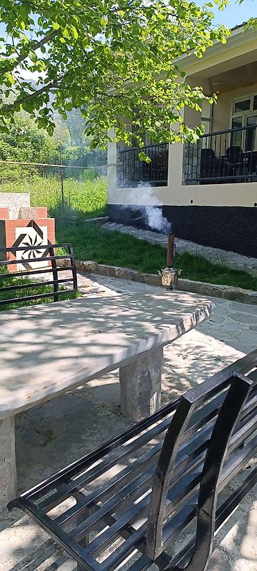 тап аз мебель бу: Bağ üçün daş masa və skamya dəsti - Komplekt: 1 ədəd massiv daş masa — 8